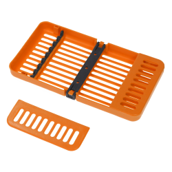 Steri Compact Cassette (10,2 x 17,8 x 1,6 cm) neon orange