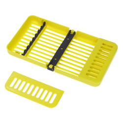 Steri Compact Cassette (10,2 x 17,8 x 1,6 cm) neon jaune