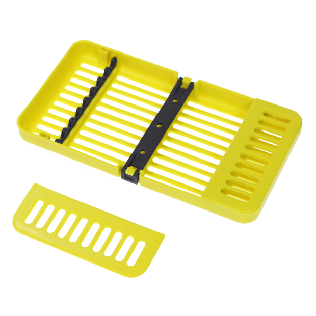Steri Compact Cassette (10,2 x 17,8 x 1,6 cm) neon jaune