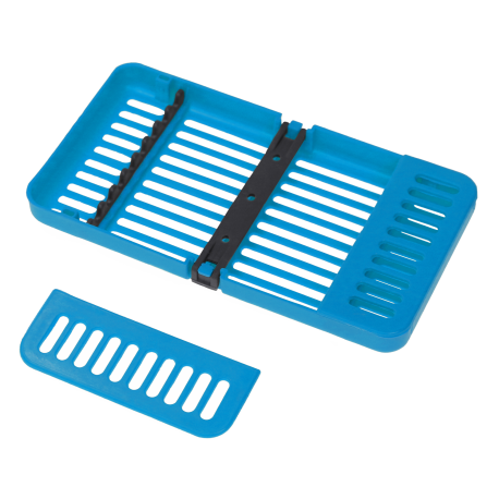 Steri Compact Cassette (10,2 x 17,8 x 1,6 cm) neon bleu