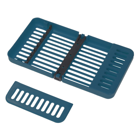 Steri Compact Cassette (10,2 x 17,8 x 1,6 cm) bleu