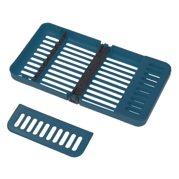 Steri Compact Cassette (10,2 x 17,8 x 1,6 cm) bleu