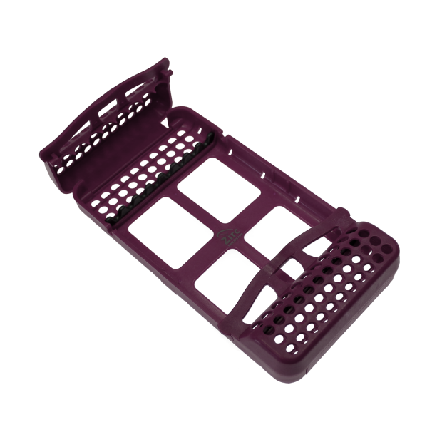 Cassette à instruments E-Z Jett SLIM pour 8 instruments prune