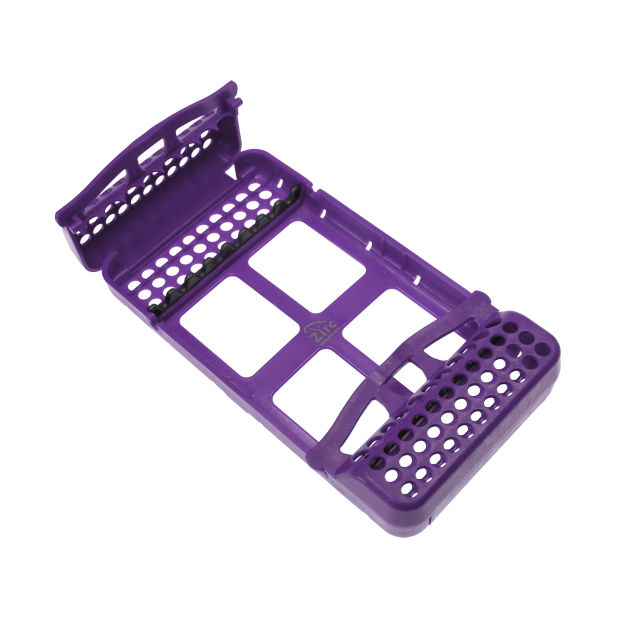 Cassette à instruments E-Z Jett SLIM pour 8 instruments neon violet