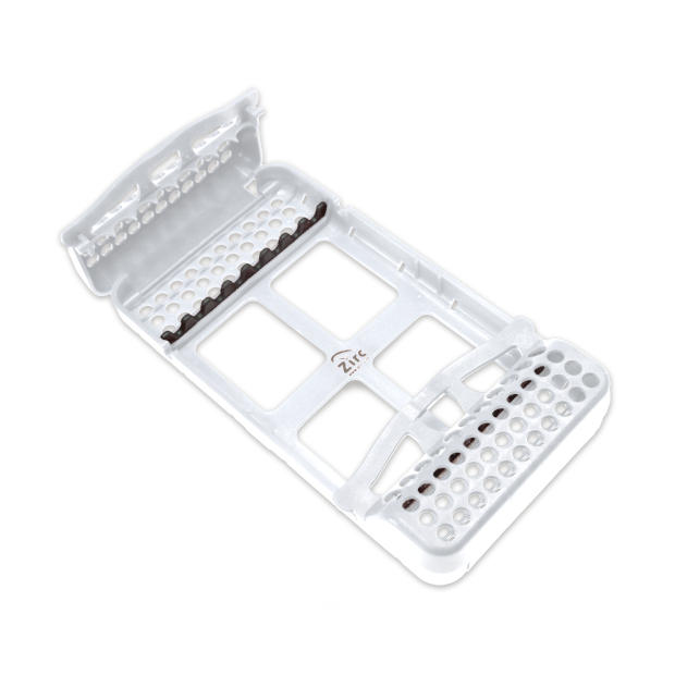 Cassette à instruments E-Z Jett SLIM pour 8 instruments blanc