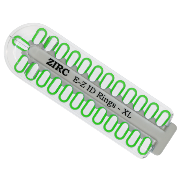 Kit d'anneaux silicone Ø1mm (x25) neon vert