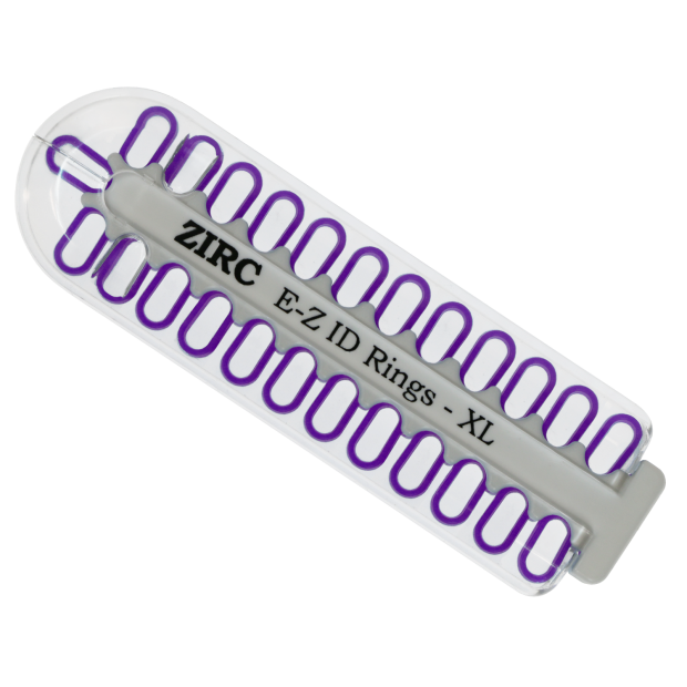 Kit d'anneaux silicone Ø1cm (x25) neon violet