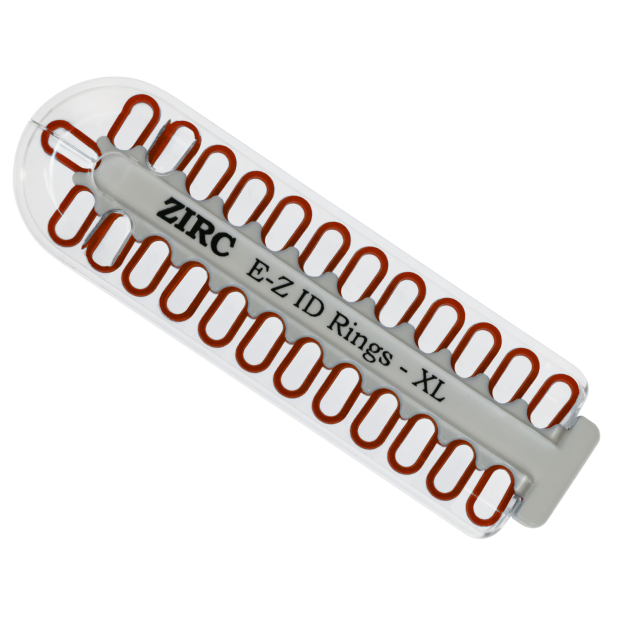 Kit d'anneaux silicone Ø1cm (x25) rouge