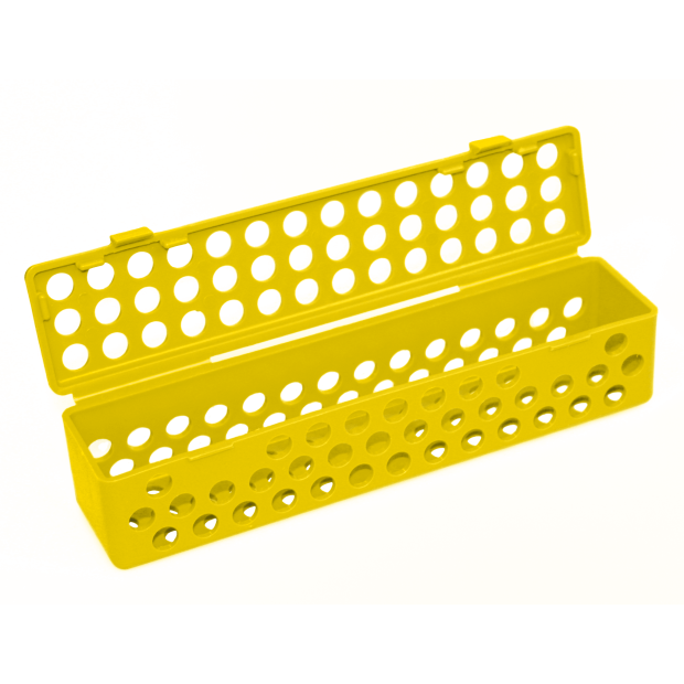 Conteneur stérile (20,3 x 4,4 x 4,4 cm) neon jaune