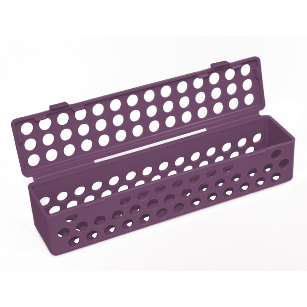 Conteneur stérile (20,3 x 4,4 x 4,4 cm) prune