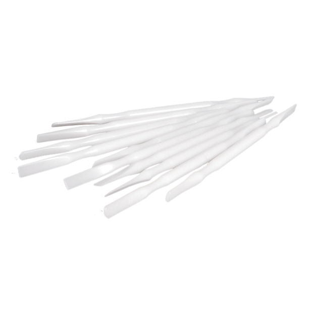 spatule Delrin Blanc x10