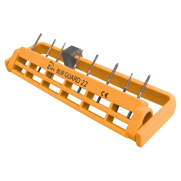 Porte-fraises stérile Bur Guard (22 Trous) (12,2 x 3,2 cm) neon orang