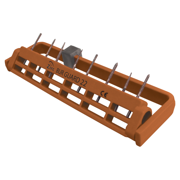 Porte-fraises stérile Bur Guard (22 Trous) (12,2 x 3,2 cm) cuivre
