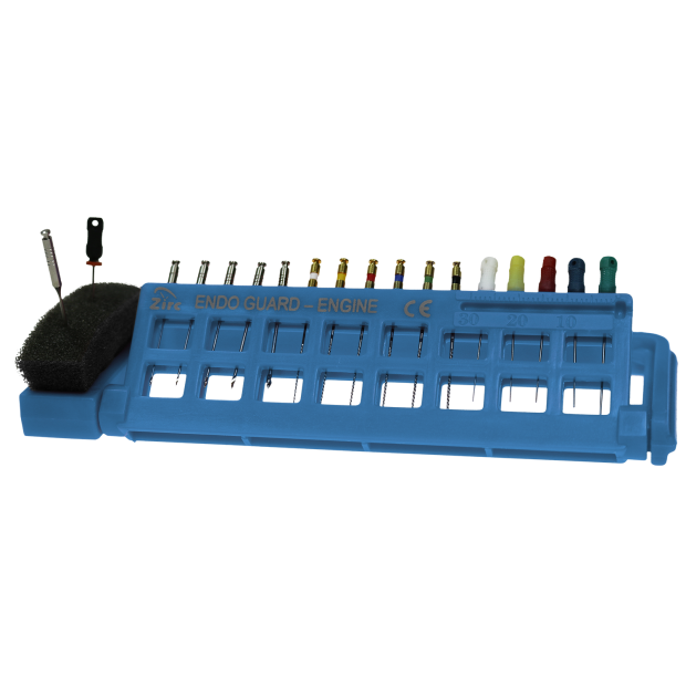 Endo Guard stérile mécanique (14,1 x 1,3 x 5,1 cm) ) neon bleu