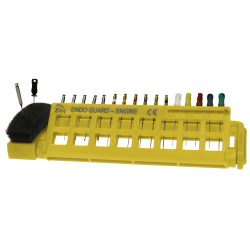Endo Guard stérile mécanique (14,1 x 1,3 x 5,1 cm) ) neon jaune