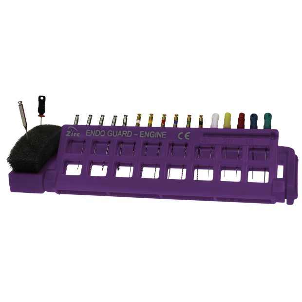 Endo Guard stérile mécanique (14,1 x 1,3 x 5,1 cm) ) neon violet
