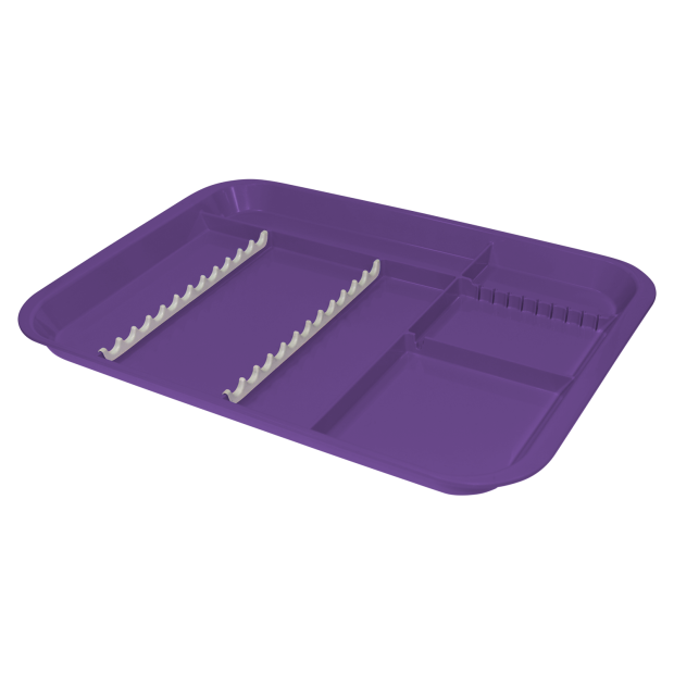 Plateau B-Lok compartimenté (34,0 x 24,4 x 2,2 cm) neon violet