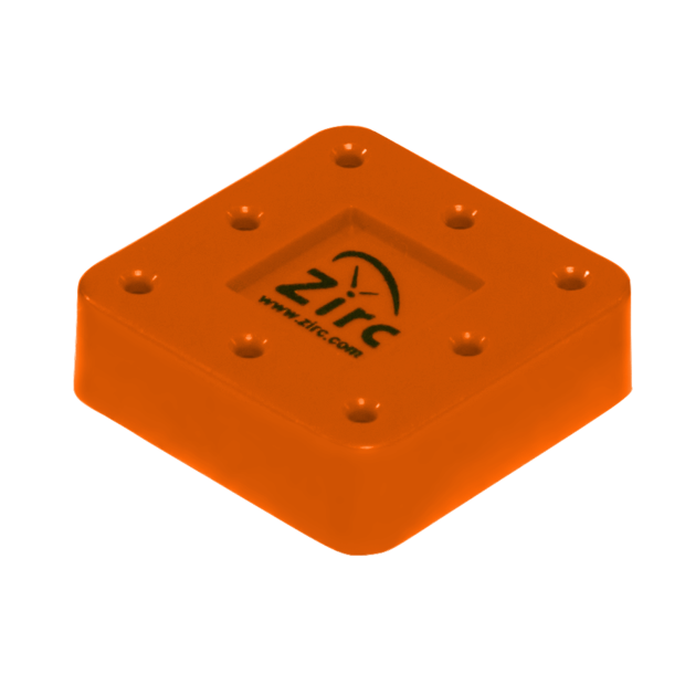 Porte-fraises Bur Block 8 trous neon orange