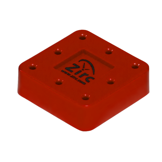 Porte-fraises Bur Block 8 trous rouge