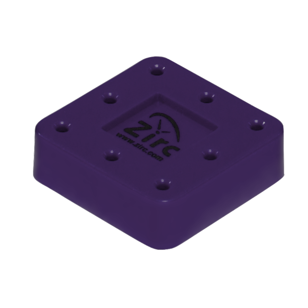 Porte-fraises Bur Block 8 trous prune