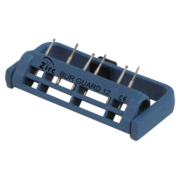 Porte-fraises stérile Bur Guard (12 Trous) (7,0 x 3,2 cm) bleu