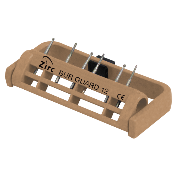 Porte-fraises stérile Bur Guard (12 Trous) (7,0 x 3,2 cm) beige