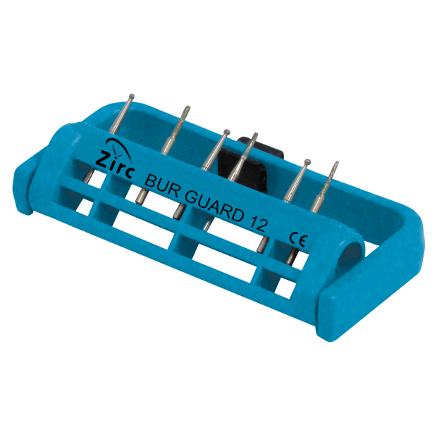 Porte-fraises stérile Bur Guard (12 Trous) (7,0 x 3,2 cm) neon bleu