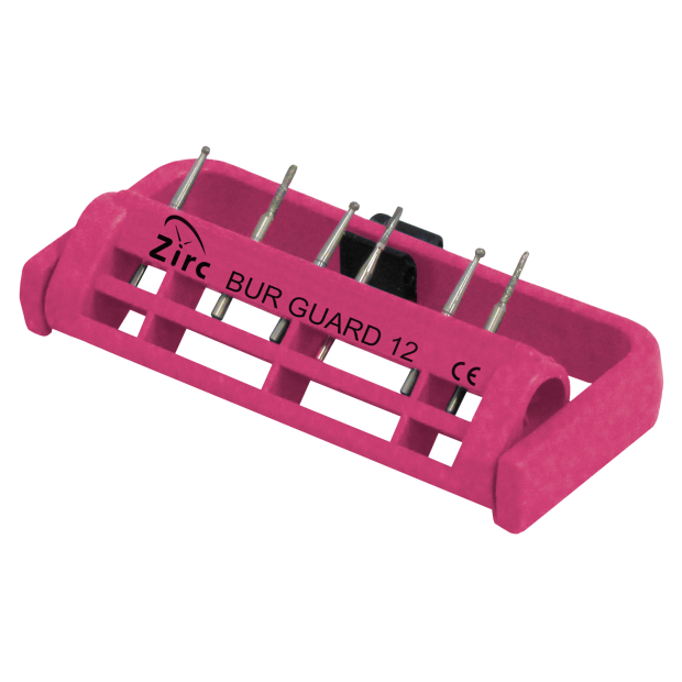 Porte-fraises stérile Bur Guard (12 Trous) (7,0 x 3,2 cm) neon rose