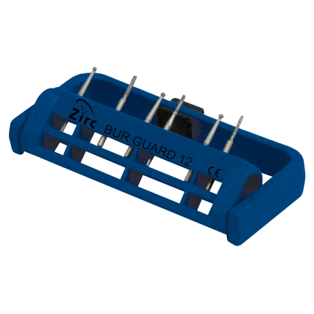 Porte-fraises stérile Bur Guard (12 Trous) (7,0 x 3,2 cm) bleu nuit