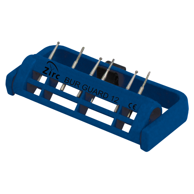 Porte-fraises stérile Bur Guard (12 Trous) (7,0 x 3,2 cm) bleu nuit