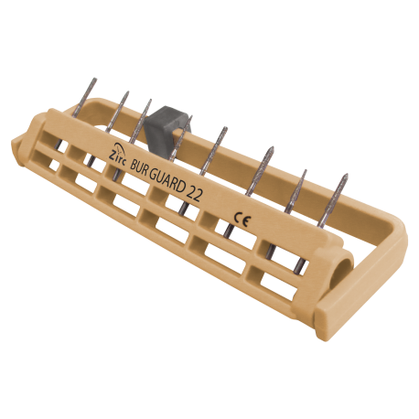 Porte-fraises stérile Bur Guard (22 Trous) (12,2 x 3,2 cm) beige