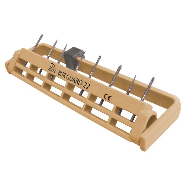 Porte-fraises stérile Bur Guard (22 Trous) (12,2 x 3,2 cm) beige