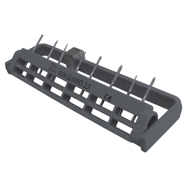 Porte-fraises stérile Bur Guard (22 Trous) (12,2 x 3,2 cm) gris