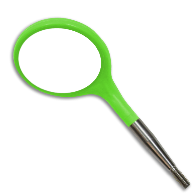Tête de Miroir bucal Crystal HD n°4 , Neon vert x12