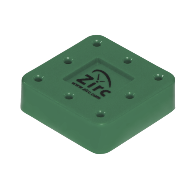 Porte-fraises Bur Block 8 trous vert