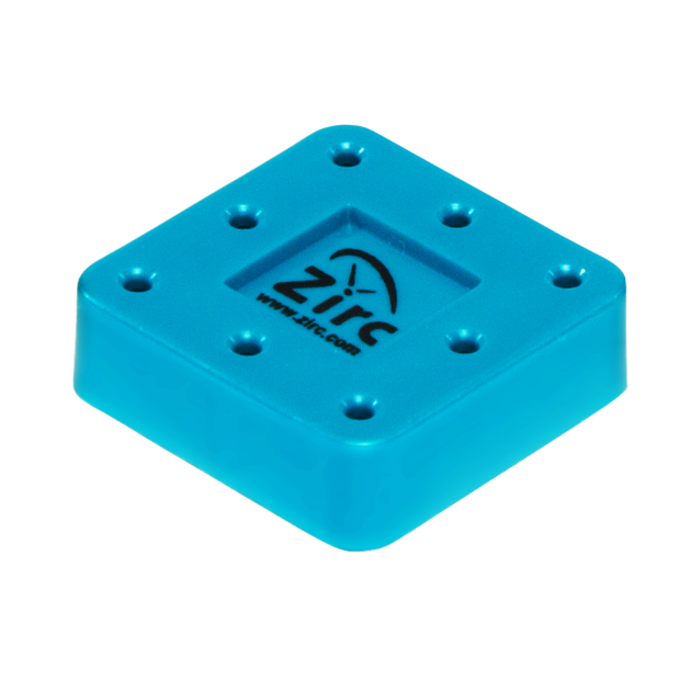 Porte-fraises Bur Block 8 trous neon bleu