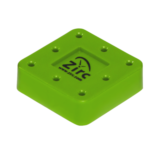 Porte-fraises Bur Block 8 trous neon vert