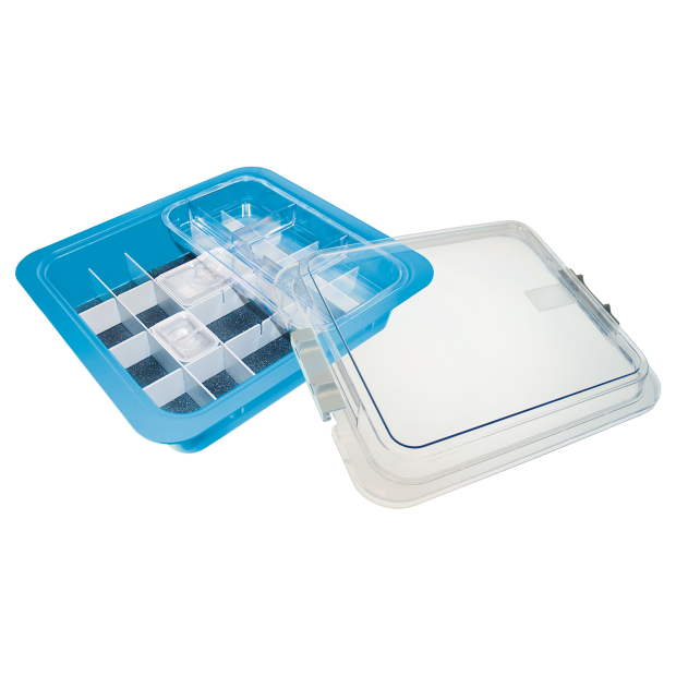 Tub à matériaux complet avec accessoires (32,0 x 30,0 x 10,2 cm) Néon