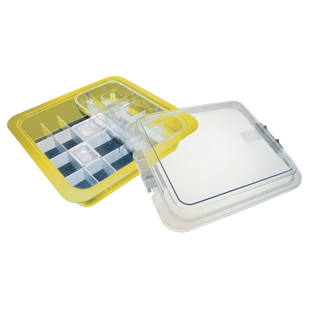 Tub à matériaux complet avec accessoires (32,0 x 30,0 x 10,2 cm) Néon