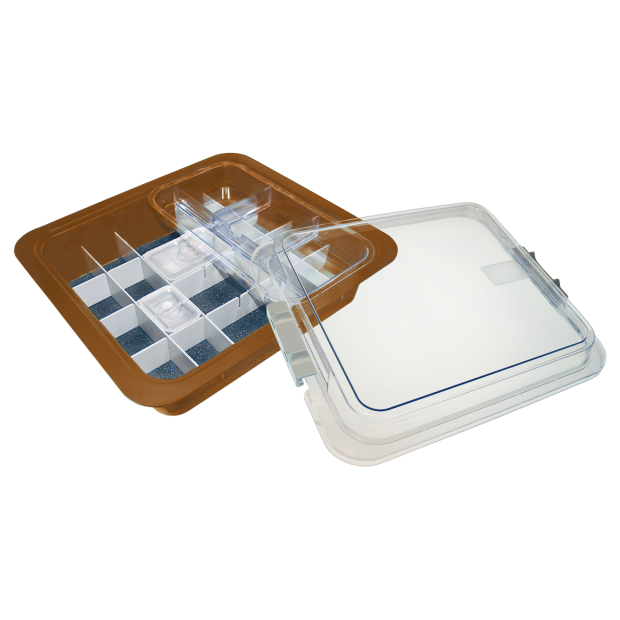 Tub à matériaux complet avec accessoires (32,0 x 30,0 x 10,2 cm) cuiv