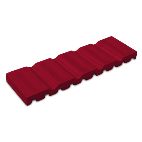 Tapis à instruments (17,0 x 5,1 cm) rouge