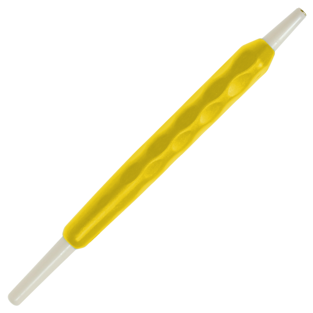 Manche Ergo grip pour miroir buccaux jaune néon