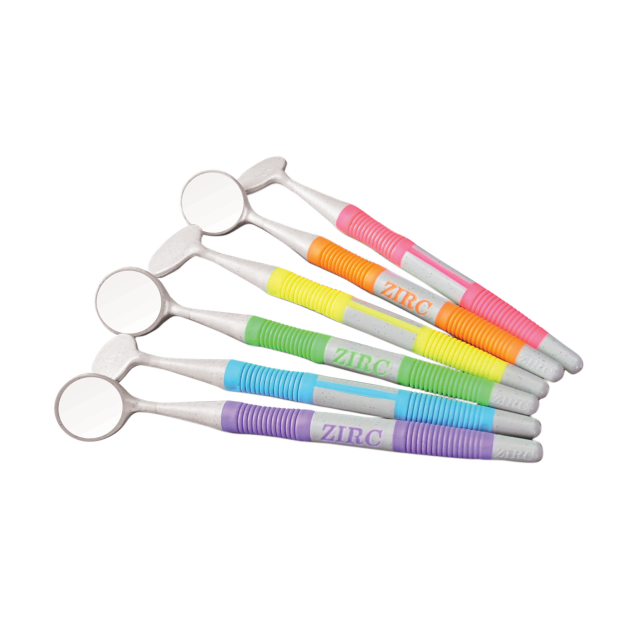 Miroir bucal Crystal HD, manche Soft grip, n°5 , Assortiment Neon x12