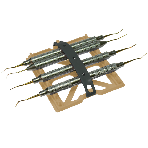 Mini tapis à instruments (10,2 x 17,8 x 1,6 cm) beige