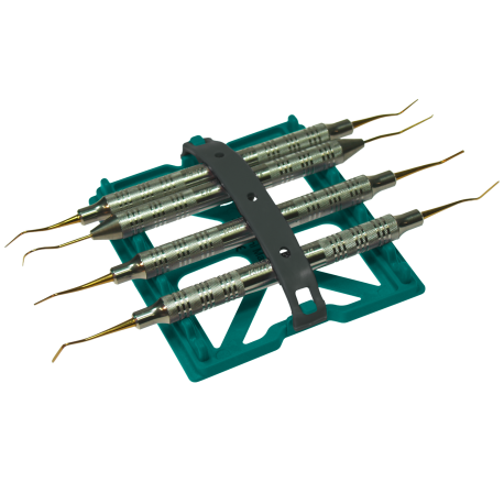 Mini tapis à instruments (10,2 x 17,8 x 1,6 cm) jade