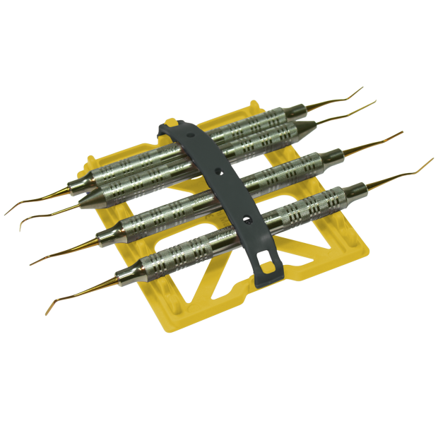 Mini tapis à instruments (10,2 x 17,8 x 1,6 cm) neon jaune