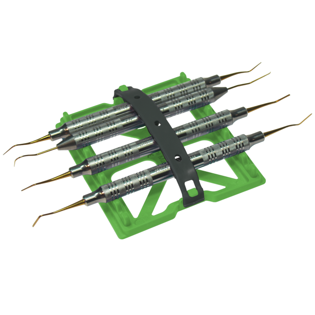 Mini tapis à instruments (10,2 x 17,8 x 1,6 cm) neon vert