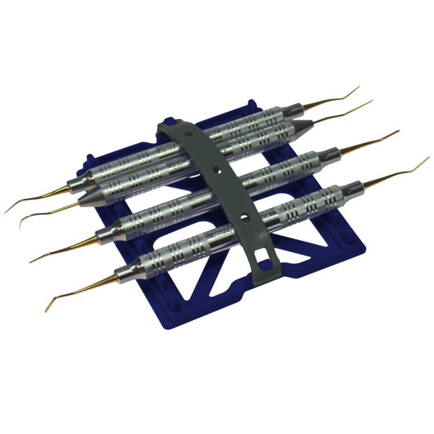 Mini tapis à instruments (10,2 x 17,8 x 1,6 cm) bleu nuit