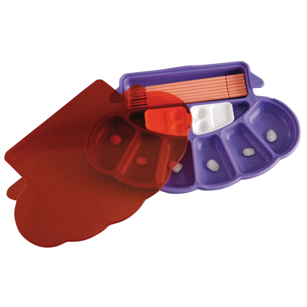 Organiseur de restauration neon violet