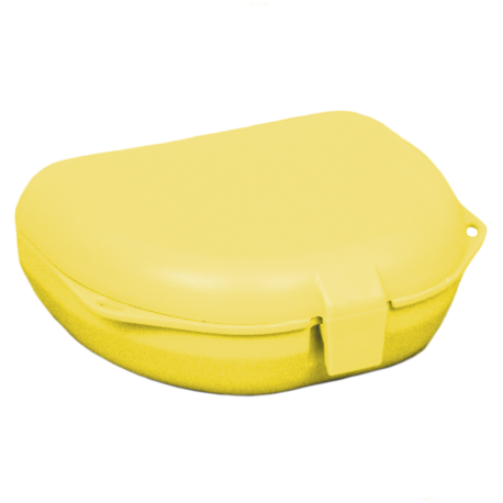 Boite pour goutière ou contention (12 pièces) néon jaune